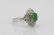 1.70ctw Opal & Diamond Platinum Cocktail Ring - 3