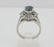 1.70ctw Opal & Diamond Platinum Cocktail Ring - 5