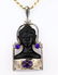 Sajen Sterling Silver Obsidian Goddess Pendant