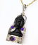 Sajen Sterling Silver Obsidian Goddess Pendant - 2