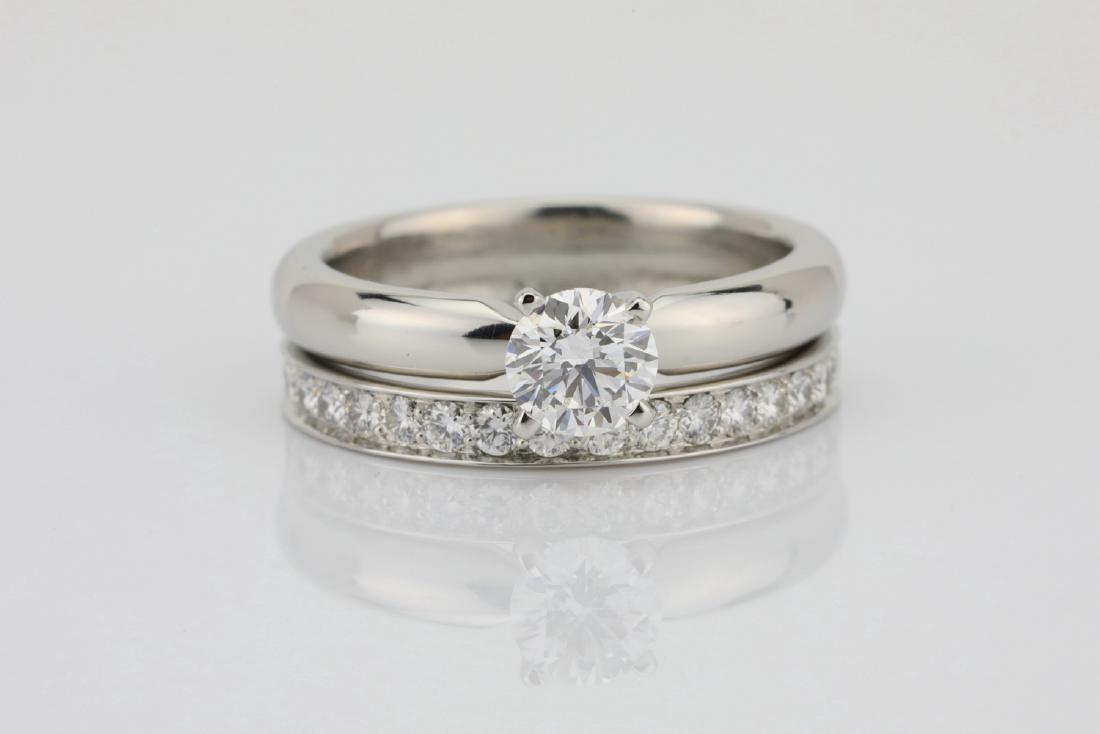 1.00ctw VS2-SI1/G-H Diamond & Solid Platinum Ring (1 of 6)