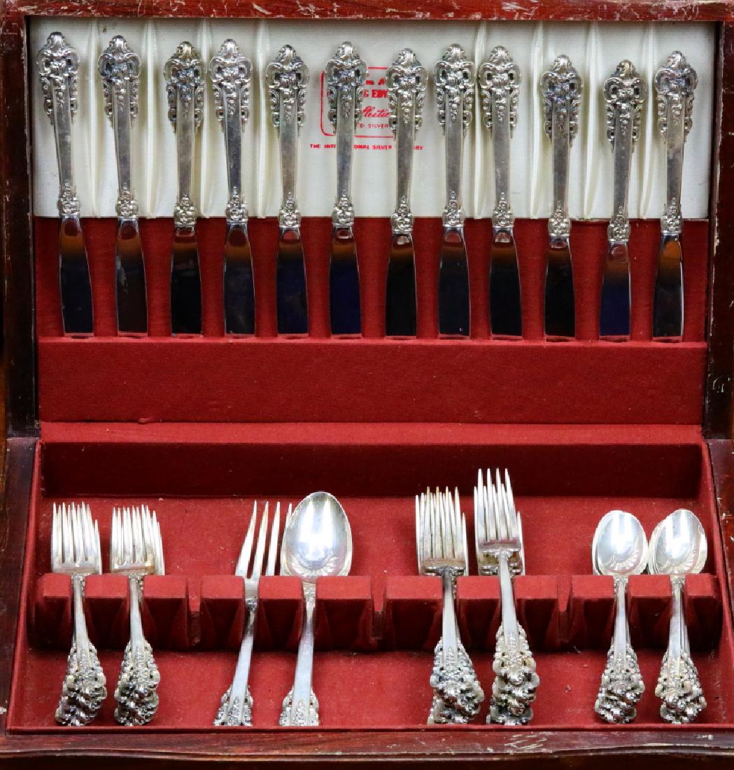 Wallace Grande Baroque Sterling Flatware for (12) Jul 07, 2018 GWS