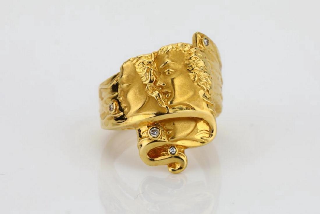 Carrera y Carrera 18K Romeo & Juliet Ring (1 of 6)