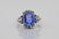 4.05ct GIA Blue Sapphire, Diamond & Platinum Ring