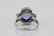 4.05ct GIA Blue Sapphire, Diamond & Platinum Ring - 7