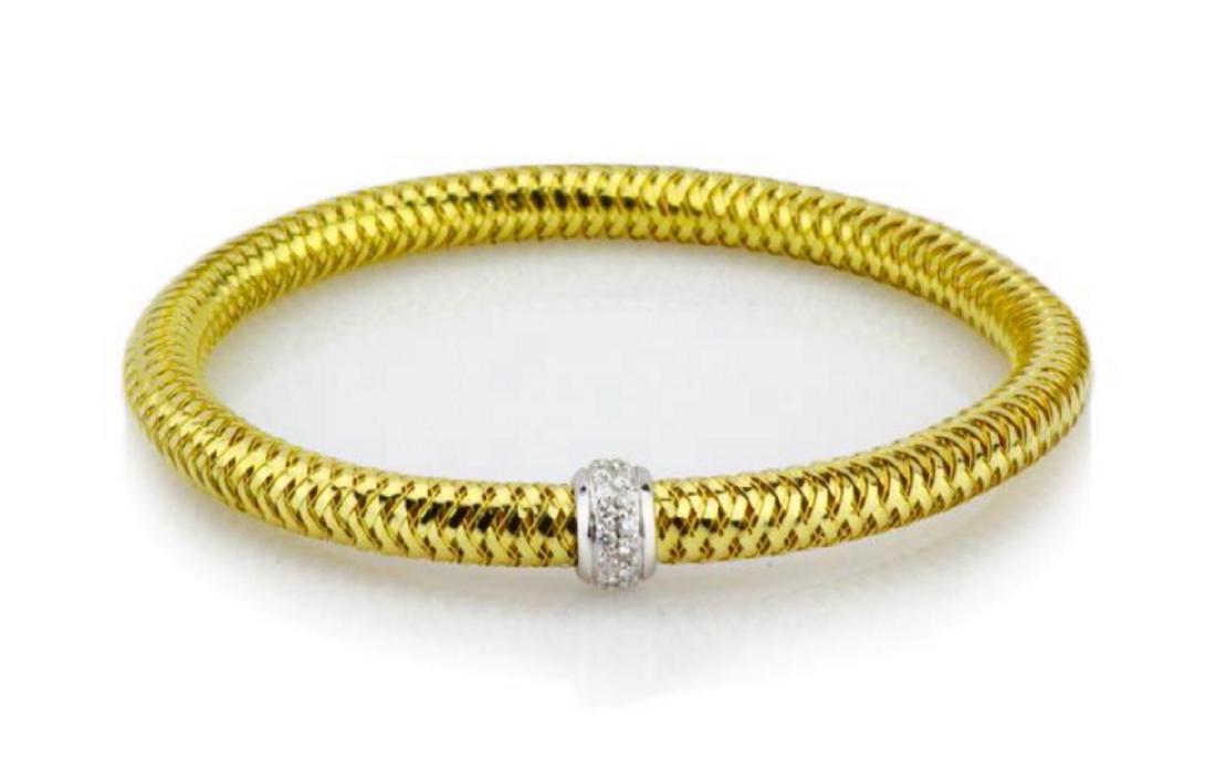 Roberto Coin Primavera 18K & Diamond Bangle (1 of 7)