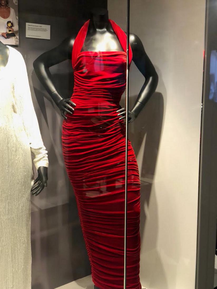 Whitney Houston's Stage Worn Gown (Grammy Museum) (1 of 7)