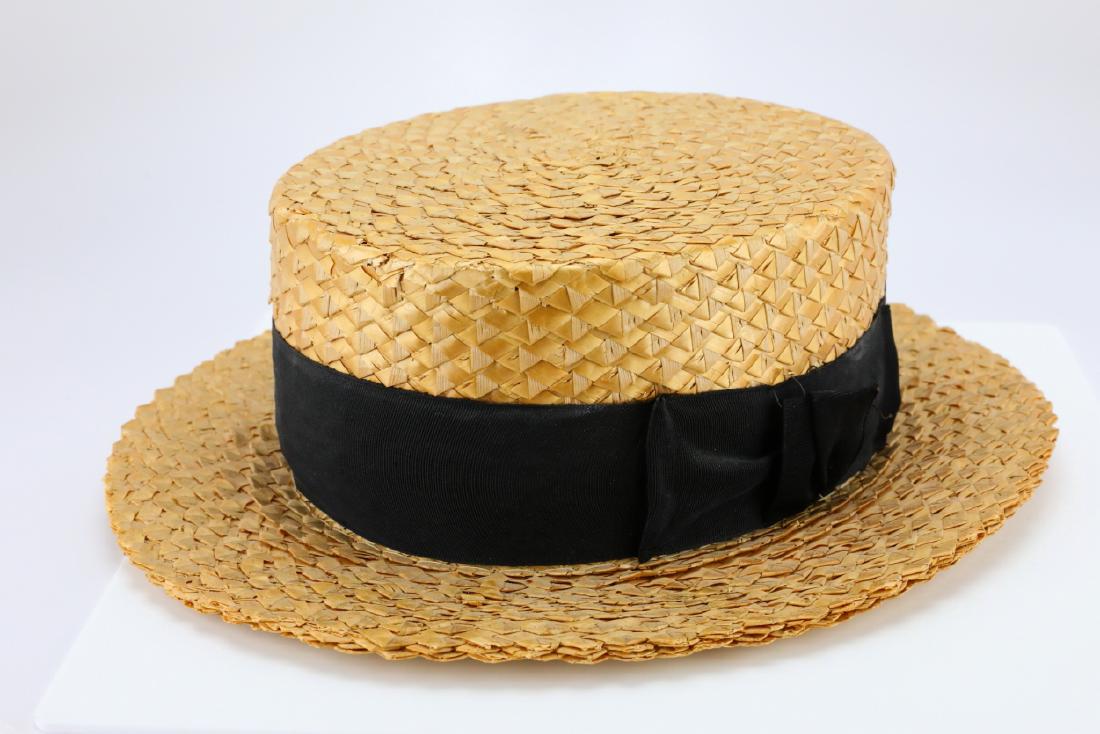 W.C. Fields' Personally Owned Boater Hat W/LOA (1 of 8)