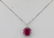 3.57ct GIA Ruby, 1.15ctw Diamond & Platinum Necklace