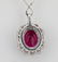 3.57ct GIA Ruby, 1.15ctw Diamond & Platinum Necklace - 5