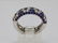 2.10ctw Blue Sapphire & Diamond 18K 6mm Wide Band - 5