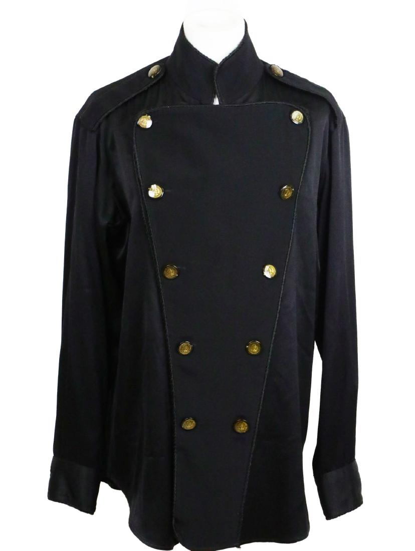 Michael Jackson's Black Silk Satin Shirt W/Reference (1 of 7)