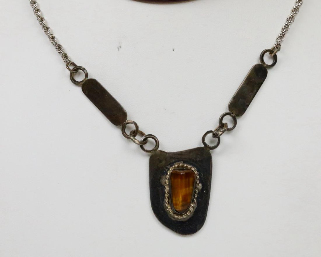Elvis Presley's Sterling Silver & Tiger's Eye 16" (1 of 5)