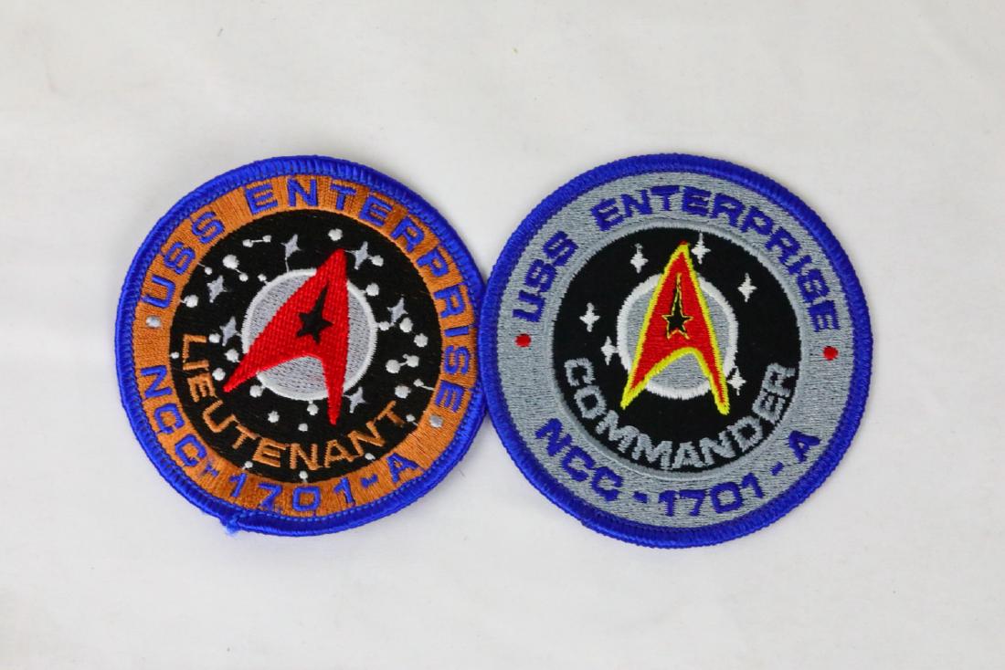 Star Trek Federation Uniform Patches W/COA (1 of 3)