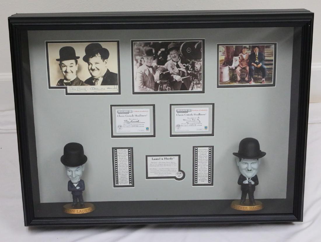 Laurel & Hardy Signed Photograph in Framed Shadow Box (1 of 6)