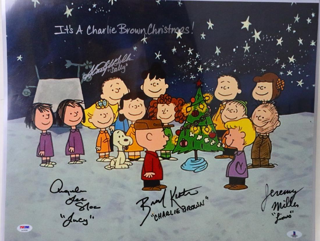 A Charlie Brown Christmas Cast Signed Photograph W/COA (1 of 5)