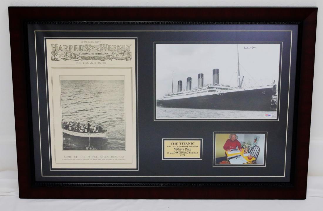 Titanic Last Survivor Millie Dean Signed Photograph (1 of 3)