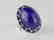 59.8ct Tanzanite, .95ctw Sapphire/Diamond 14K Ring - 3