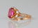 2.50ct Pink Sapphire, 0.80ctw Diamond & 18K Ring - 2