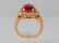 2.50ct Pink Sapphire, 0.80ctw Diamond & 18K Ring - 7