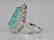 5.44ct GIA Paraiba Tourmaline & 1.1ctw Diamond Ring - 4