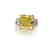 12.39ct GIA VVS2 Fancy Yellow Diamond Plat. Ring - 2