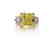 12.39ct GIA VVS2 Fancy Yellow Diamond Plat. Ring - 5