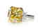 12.39ct GIA VVS2 Fancy Yellow Diamond Plat. Ring - 6