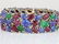 102ctw Multi Gemstone & Diamond 18K Bracelet - 2