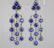 26.30ctw Tanzanite, 5.65ctw Diamond 14K Earrings