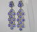 26.30ctw Tanzanite, 5.65ctw Diamond 14K Earrings - 4
