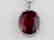 58ct Rubellite, 1.65ctw Diamond Platinum Necklace - 2