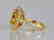 7.79ct GIA Yellow Sapphire & 1.50ctw Diamond Ring - 4