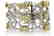 39.80ctw GIA IF-SI2 Yellow/White Diamond Bracelet - 9