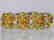 27.15ctw Citrine, Diamond, Yellow Sapphire 18K Bracelet