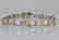12.55ctw Yellow & White Diamond 14K 7.5" Bracelet