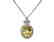 27.38ct GIA Yellow Sapphire, 5ctw Diamond Necklace - 2