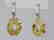 7.20ctw SI1-SI2 Multi-Color Diamond 14K Earrings - 3
