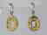 7.20ctw SI1-SI2 Multi-Color Diamond 14K Earrings - 4