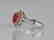 2.39ct GIA Padparadscha Sapphire, Diamond 18K Ring - 4