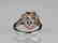 2.39ct GIA Padparadscha Sapphire, Diamond 18K Ring - 6