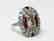 4.15ctw Diamond, 1.50ctw Ruby & Platinum Ring - 6