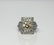 4.15ctw Light Brown & White Diamond Platinum Ring