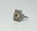 4.15ctw Light Brown & White Diamond Platinum Ring - 2
