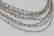 39.45ctw White Sapphire 18K 111" Sautoir Necklace - 5