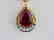 8.03ctw Pink/Green Tourmaline & Diamond Necklace - 3