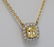 1.52ct GIA Fancy Light Yellow Diamond 18K Necklace - 4