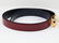 Gucci 1980s GG Logo Reversible Red/Navy Leather Belt - 3