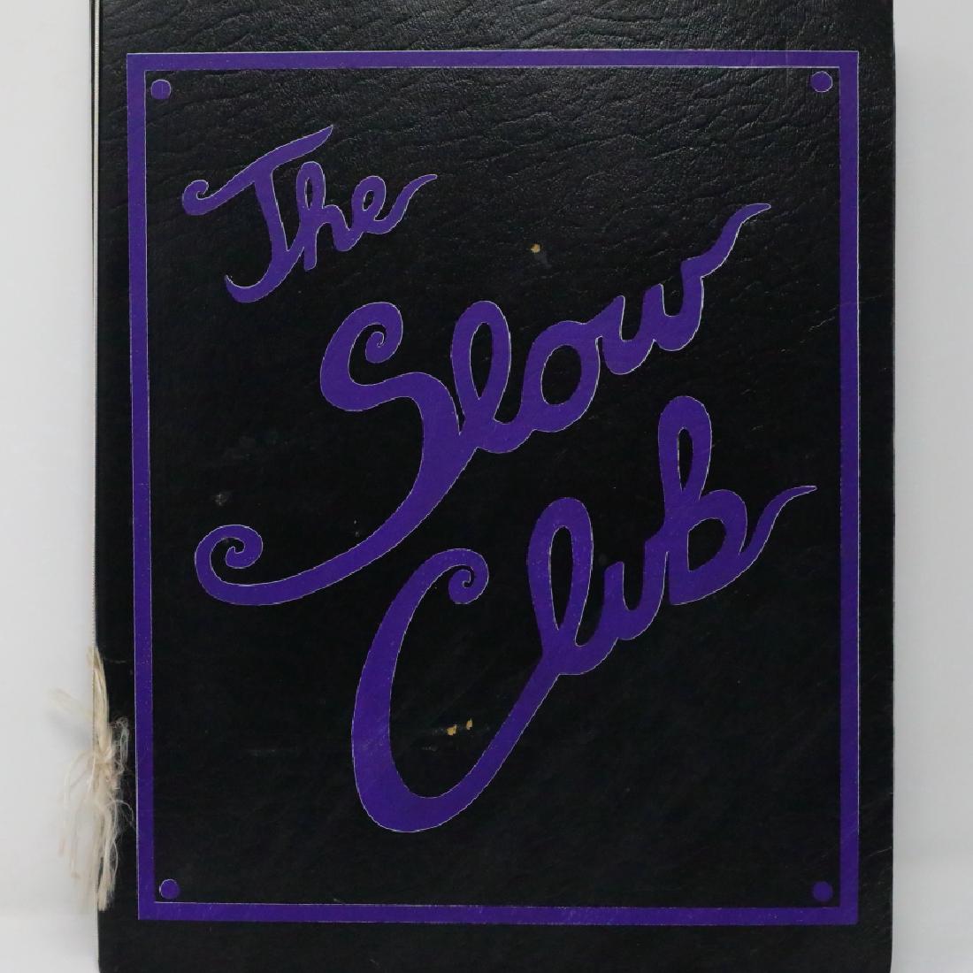 Blue Velvet (1986) Prop "Show Club" Menu W/COA: Blue Velvet (1986) Prop "The Show Club" Menu W/COA - This prop menu was used during the filming of the 1986 American neo-noir mystery film, Blue Velvet. The film earned director David Lynch his second