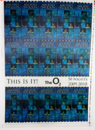 Michael Jackson This Is It Tour Sheet Of Tickets Mar 30 2019 Gws Auctions Inc In Ca